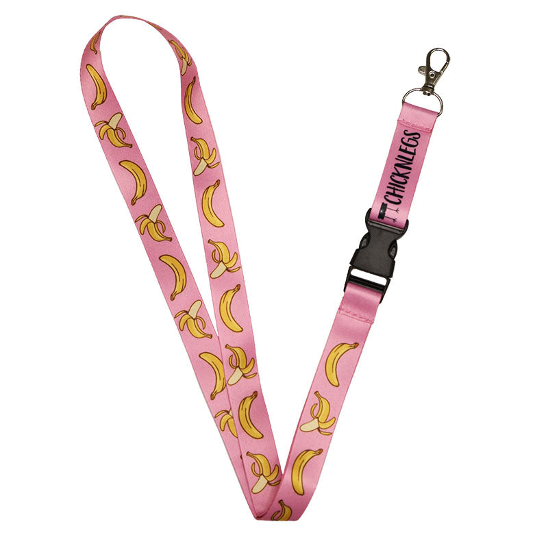 Keep It Close Card Case With Lanyard - Metallic Pink