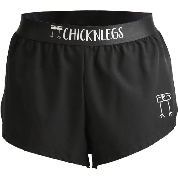ChicknLegs Men's Black 2 Split Shorts L