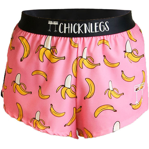 Men's Pink Bananas 2 Split Shorts