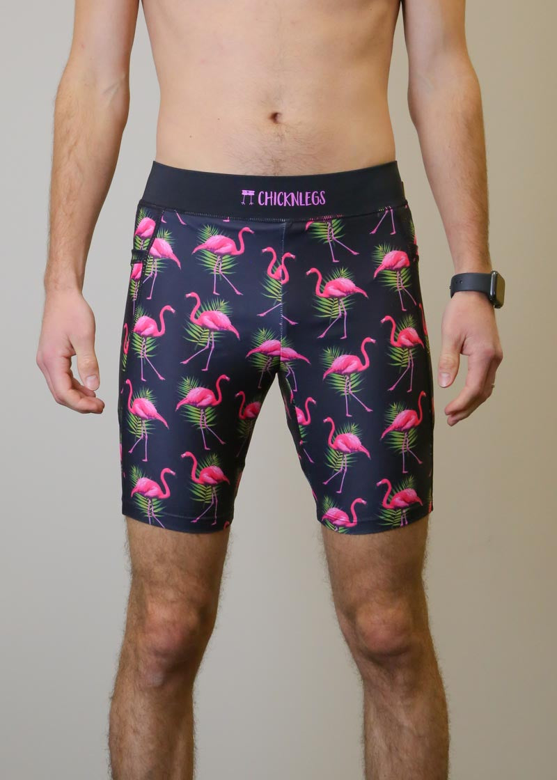 McClard's Gifts: SS leggings flamingo cha cha cha