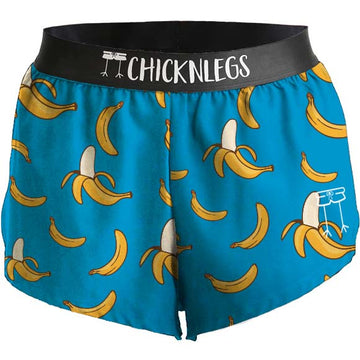 chicknlegs mens 2 inch blue banana split shorts ghost image