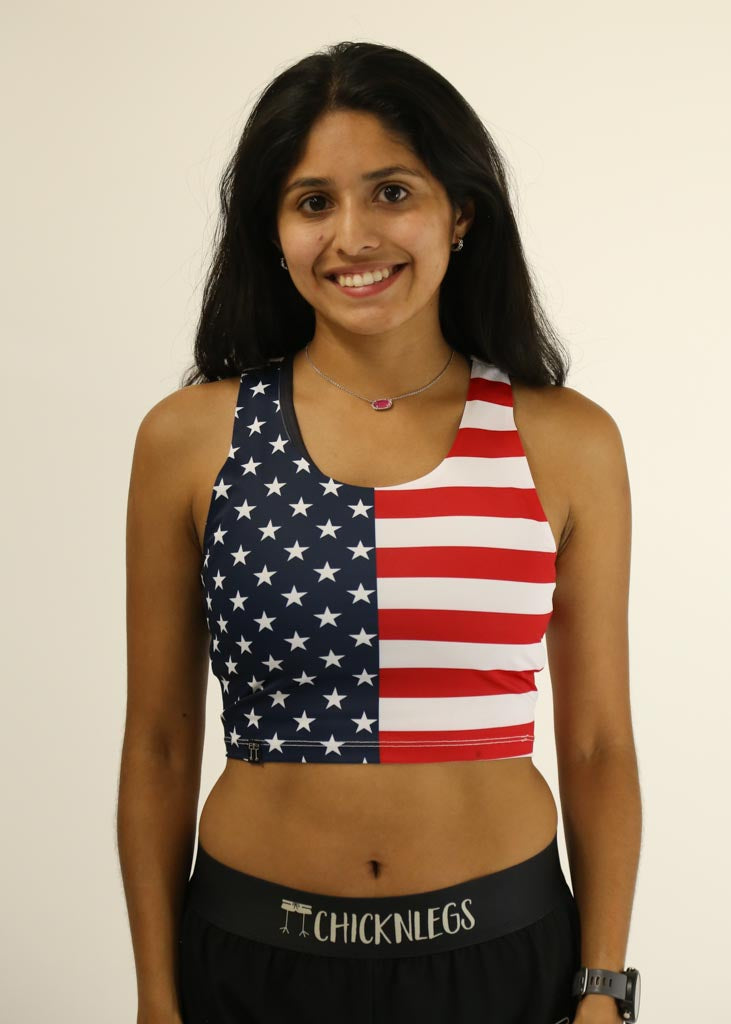 USA PWR Crop Top ChicknLegs