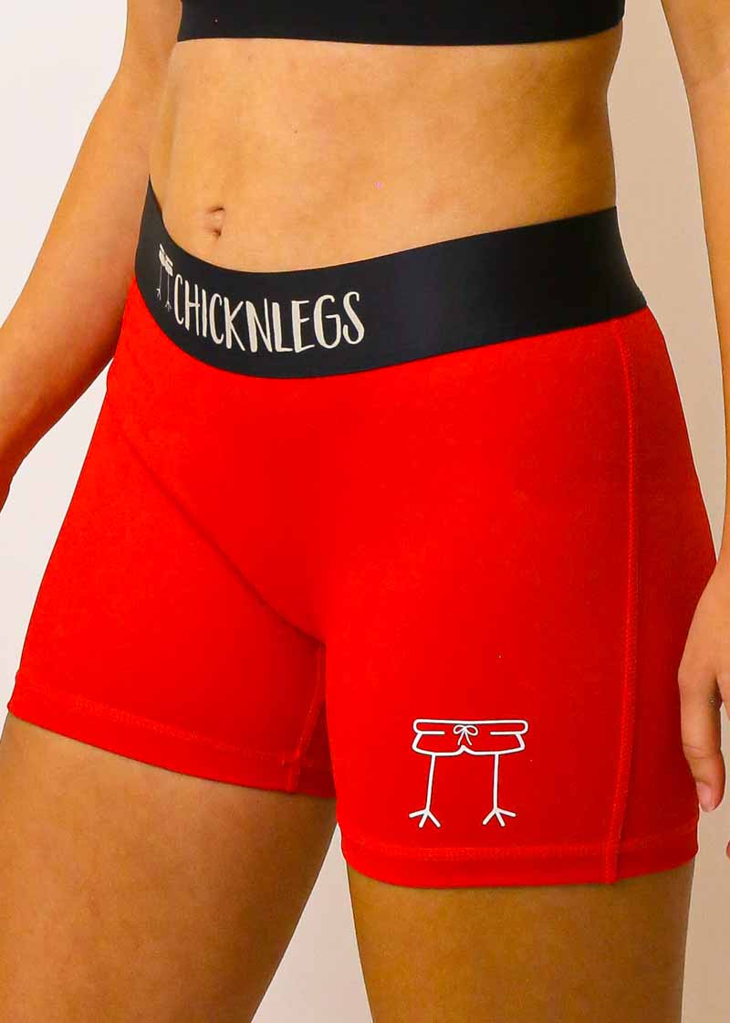 Red compression clearance shorts