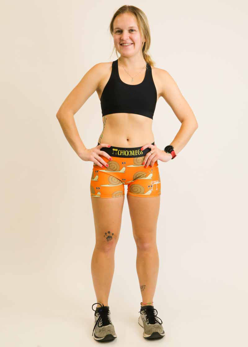 ChicknLegs Women's 3 Compression Running Shorts
