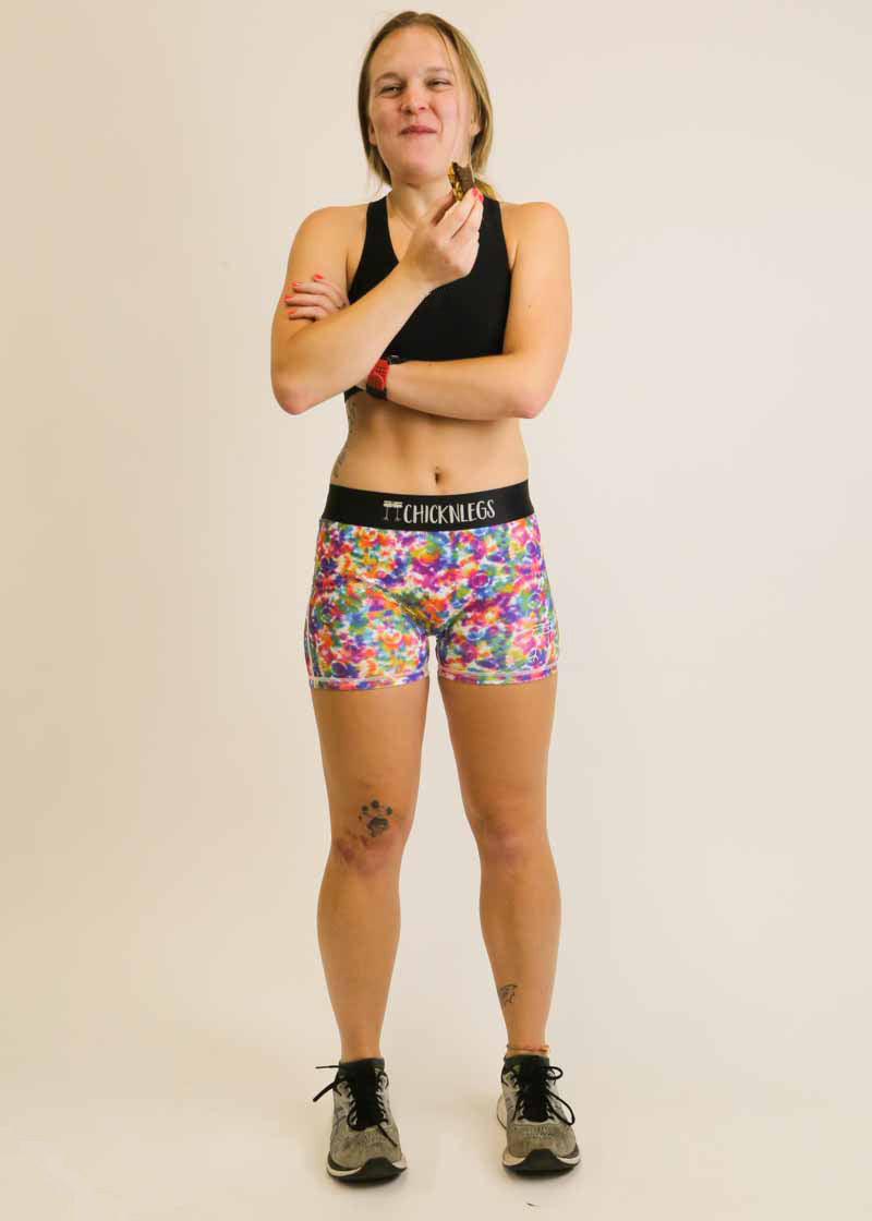 Women's Tie-Dye 3 Compression Shorts – ChicknLegs