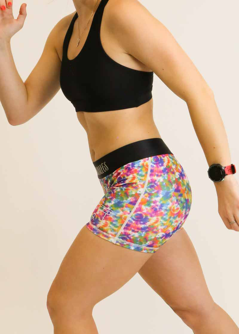 Spandex best sale shorts female