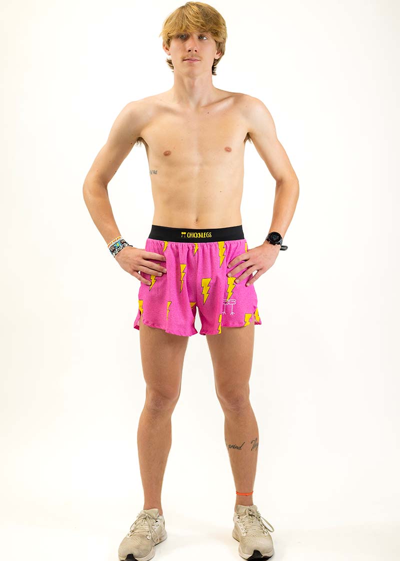 Neon pink mens on sale shorts