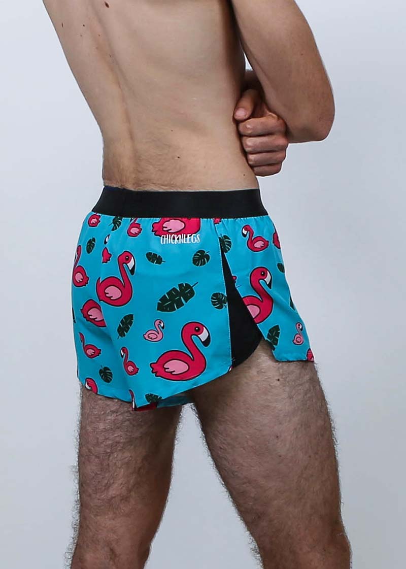 Blue 2025 flamingo shorts