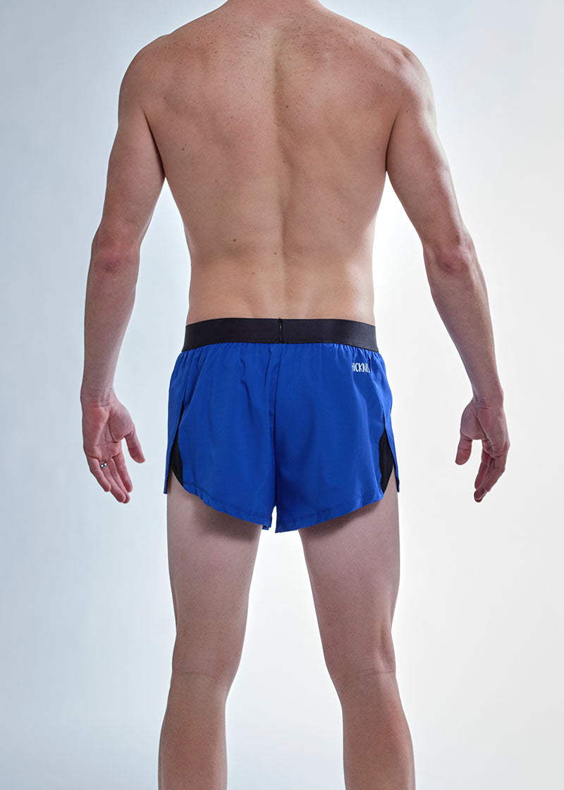 Blue running shorts on sale