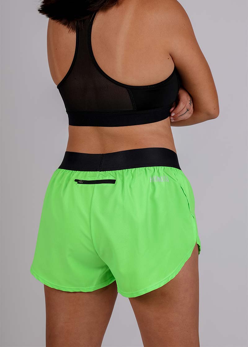 Neon store shorts womens